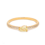 Yellow Diamond Diamond Ring