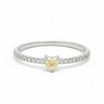 Yellow Diamond Diamond Ring
