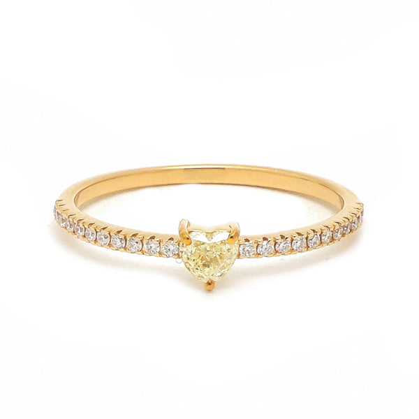 JPRG-3708/9321 Yellow Diamond Diamond Ring