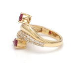 Diamond Ruby Ring