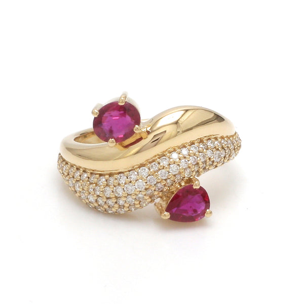 Diamond Ruby Ring