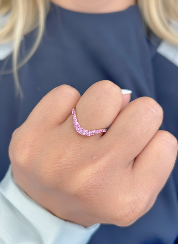 Pink Sapphire Ring