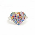 Rainbow Sapphire Ring