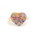 Rainbow Sapphire Ring