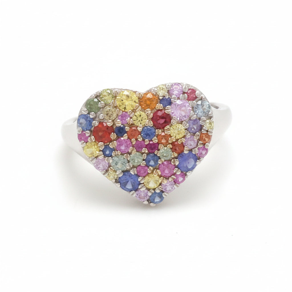 Rainbow Sapphire Ring