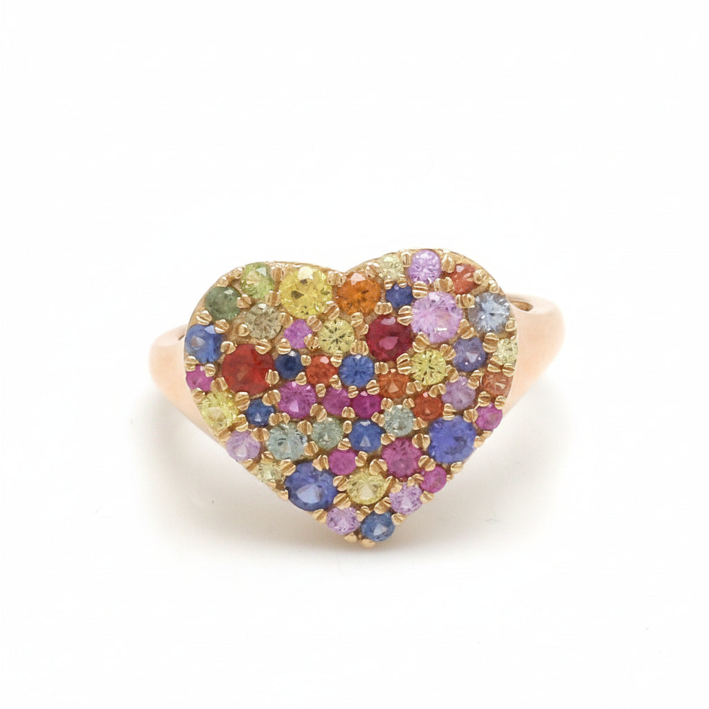 Rainbow Sapphire Ring