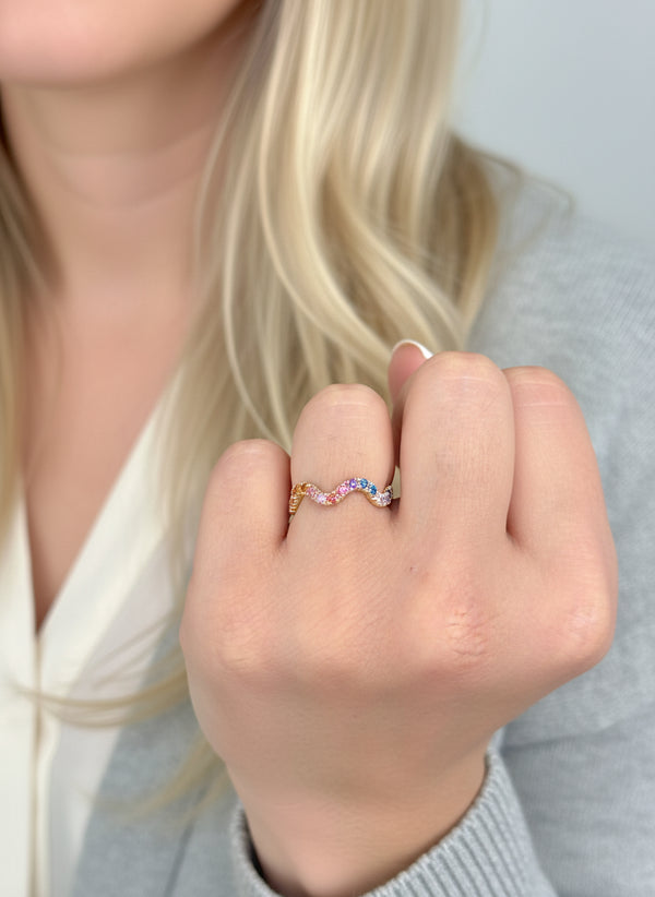 JPRG-3740/9348 Rainbow Sapphire Ring