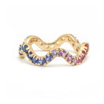 Rainbow Sapphire Ring