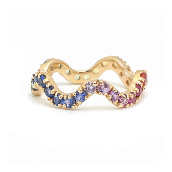 JPRG-3740/9348 Rainbow Sapphire Ring
