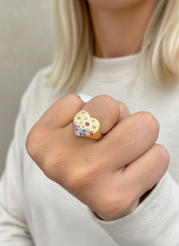 JPRG-3753/9379 Rainbow Sapphire Ring