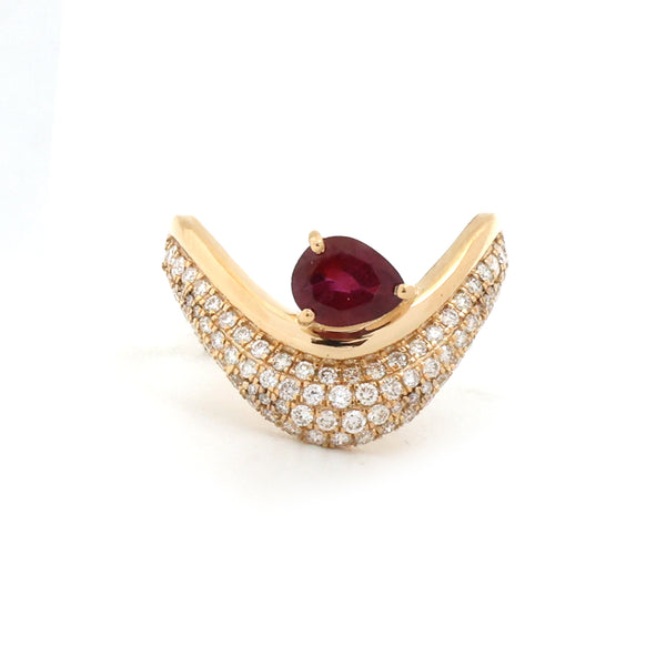 Ruby Diamond Ring