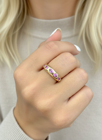 JPRG-3763/9389 Pink Sapphire Ring