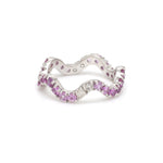 Diamond Pink Sapphire Ring