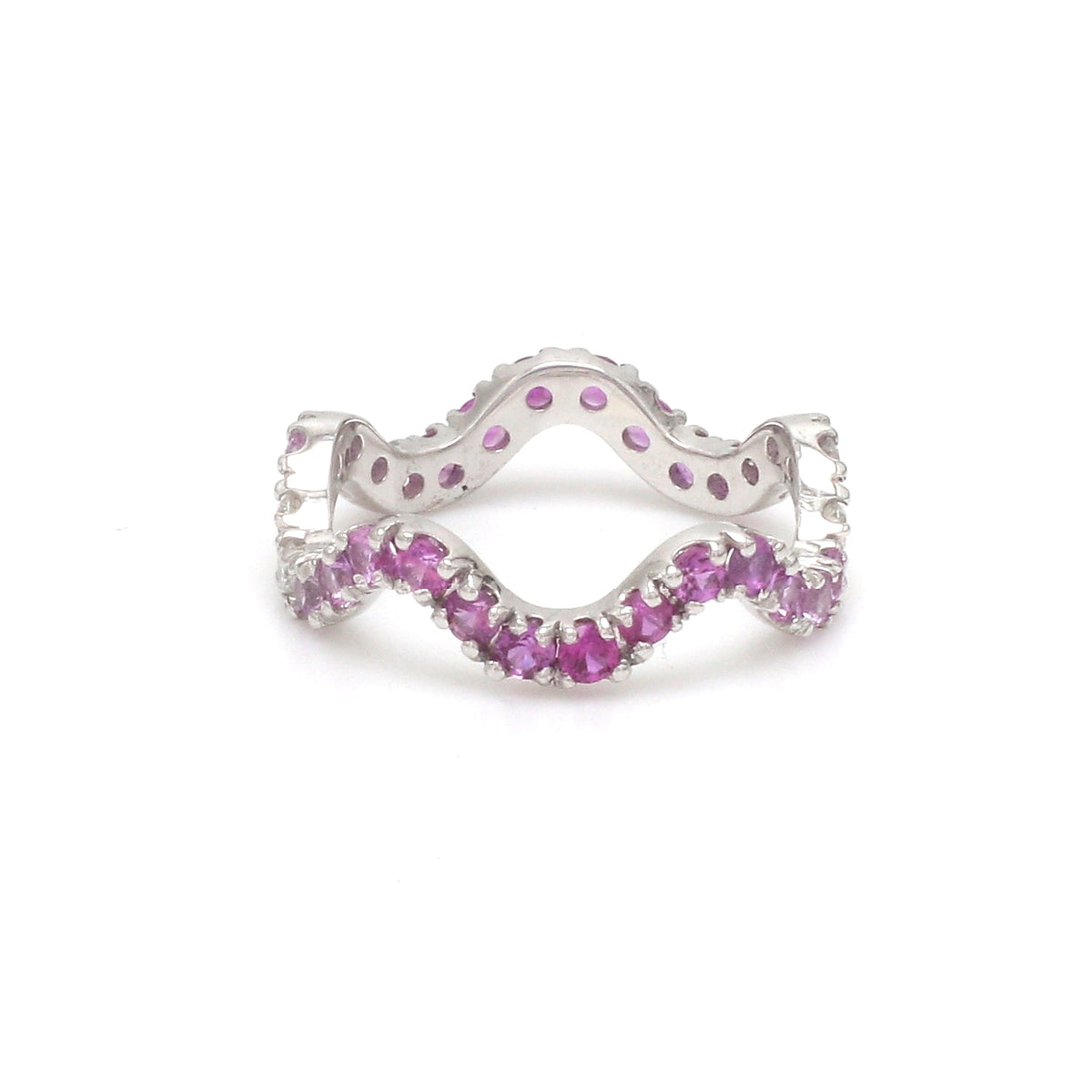 Diamond Pink Sapphire Ring