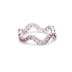 Diamond Pink Sapphire Ring