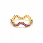 Diamond Pink Sapphire Ring