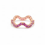 Diamond Pink Sapphire Ring