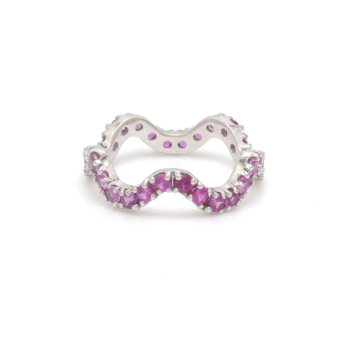 Diamond Pink Sapphire Ring