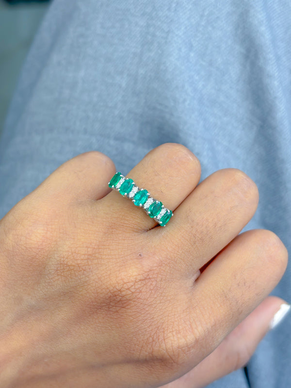 Emerald Diamond Ring