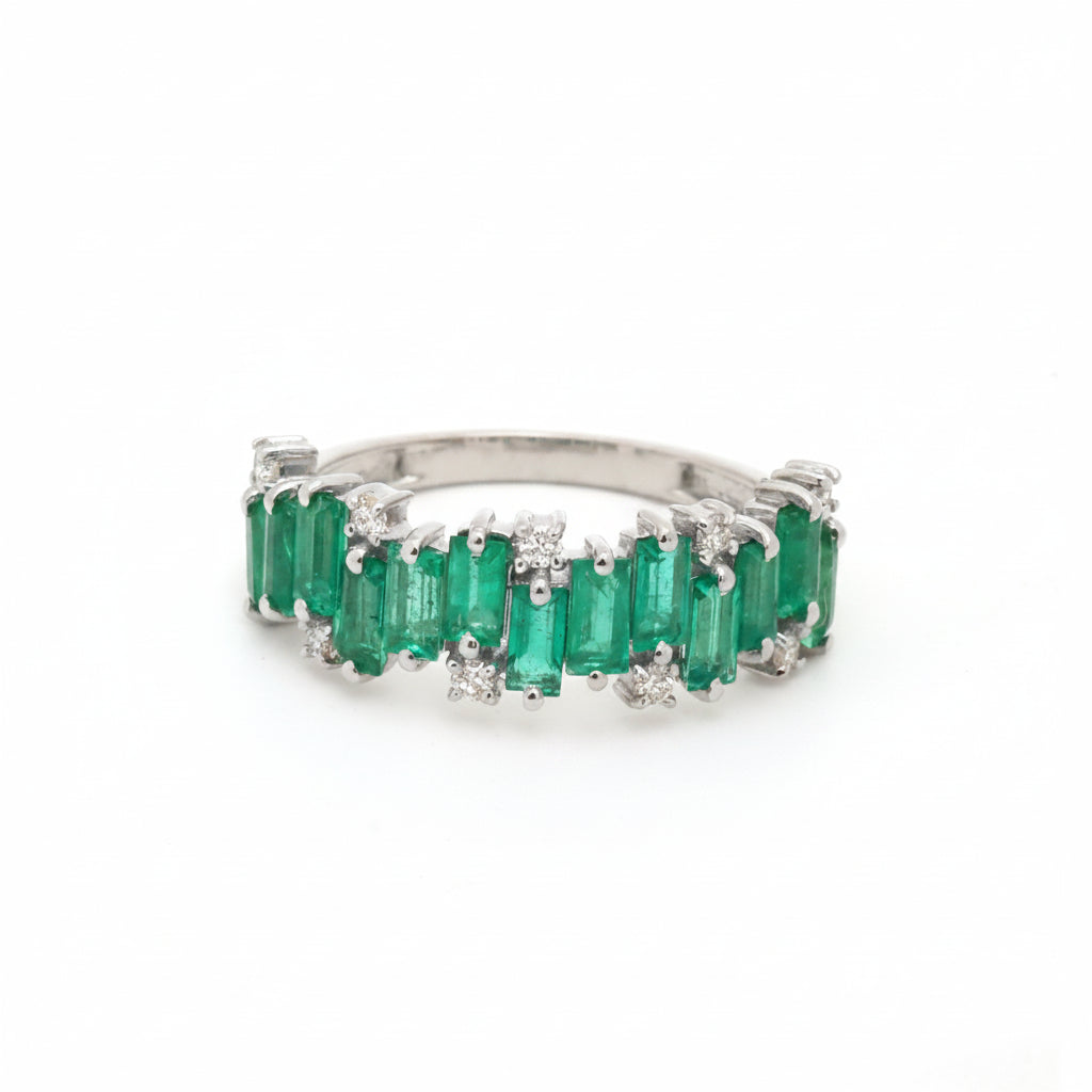 Emerald Diamond Ring