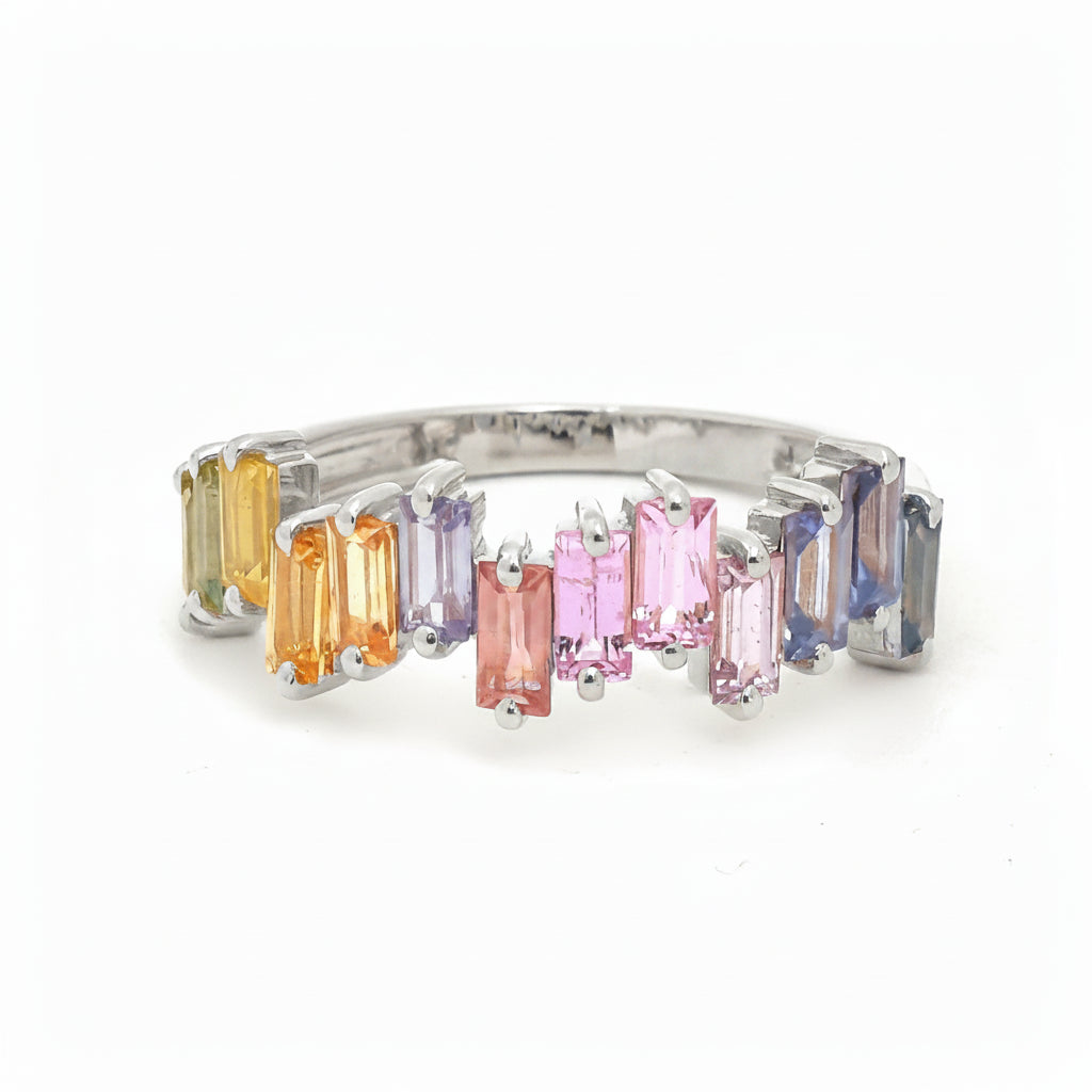 Rainbow Sapphire Ring