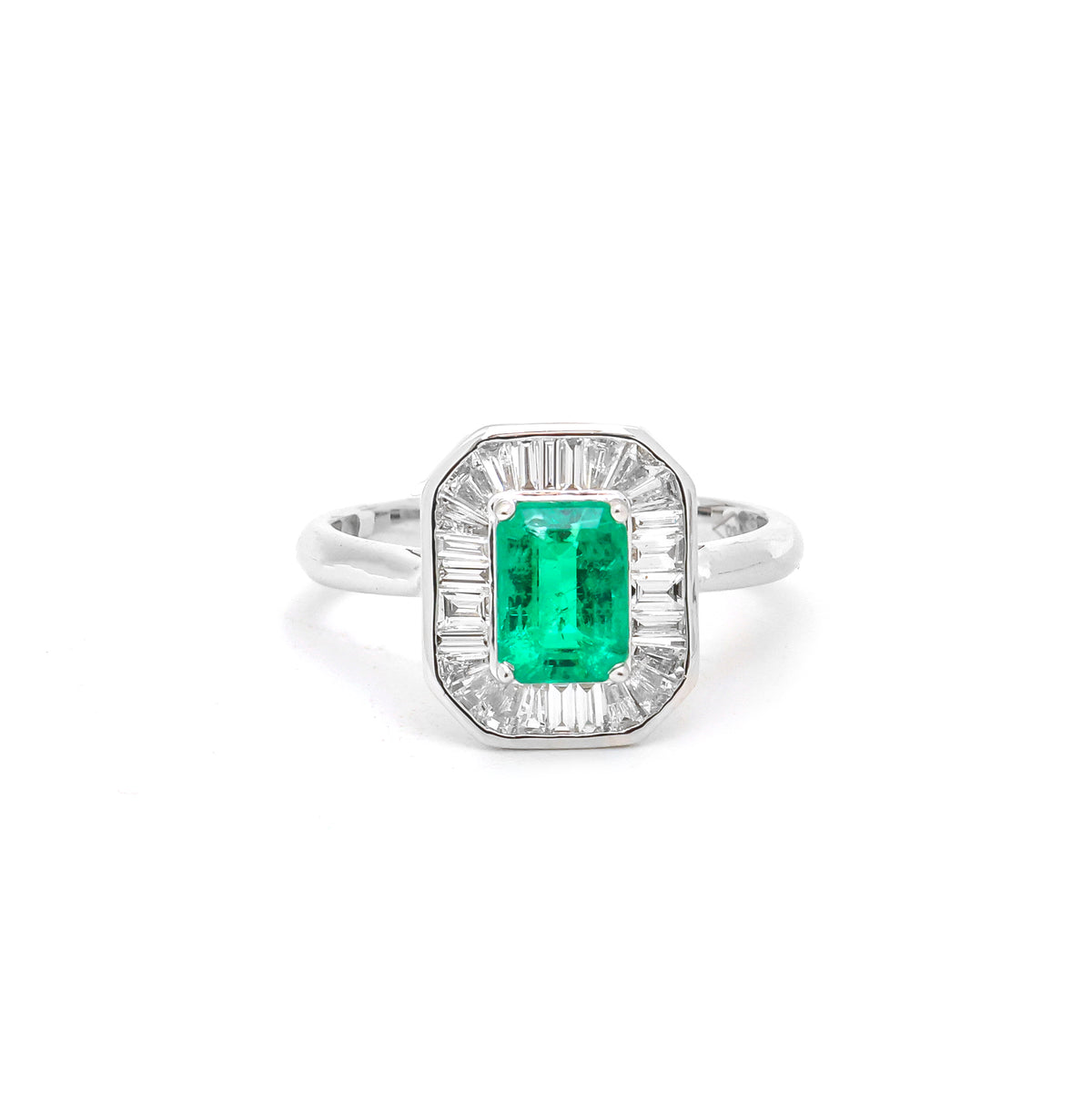 Emerald Diamond Ring