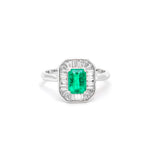 Emerald Diamond Ring