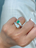 Diamond Emerald Ring