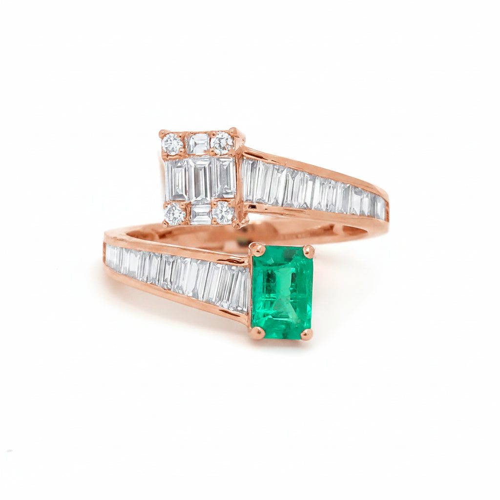 Diamond Emerald Ring