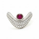 Diamond Ruby Ring