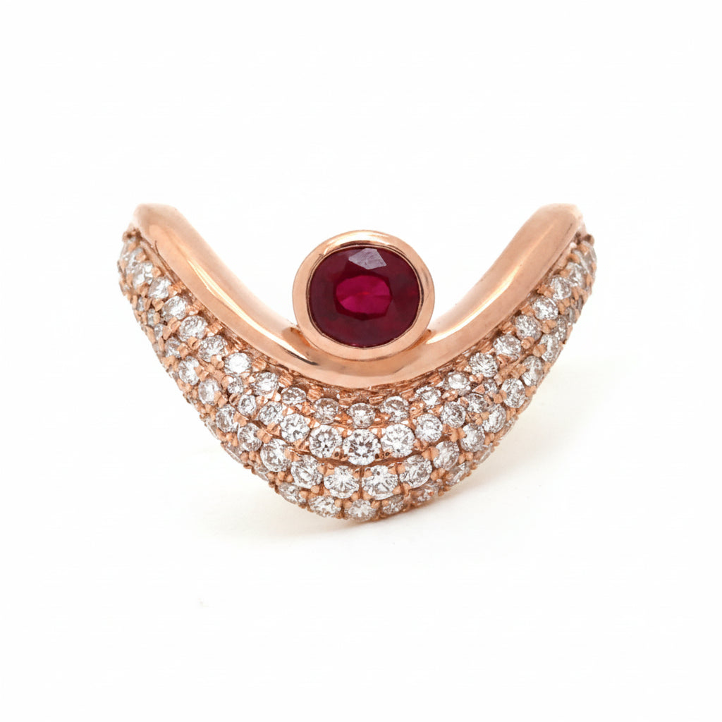 Diamond Ruby Ring