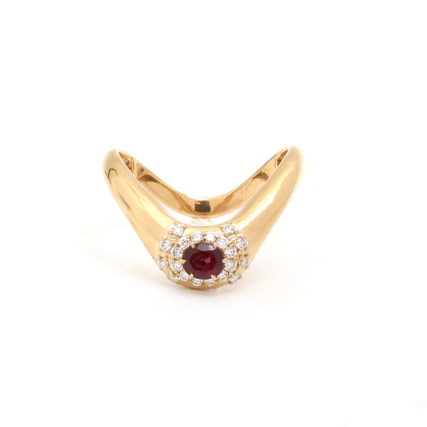 Ruby Diamond Ring