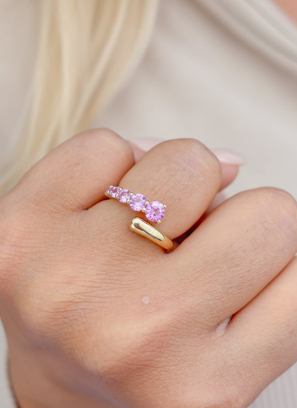 Pink Sapphire Ring