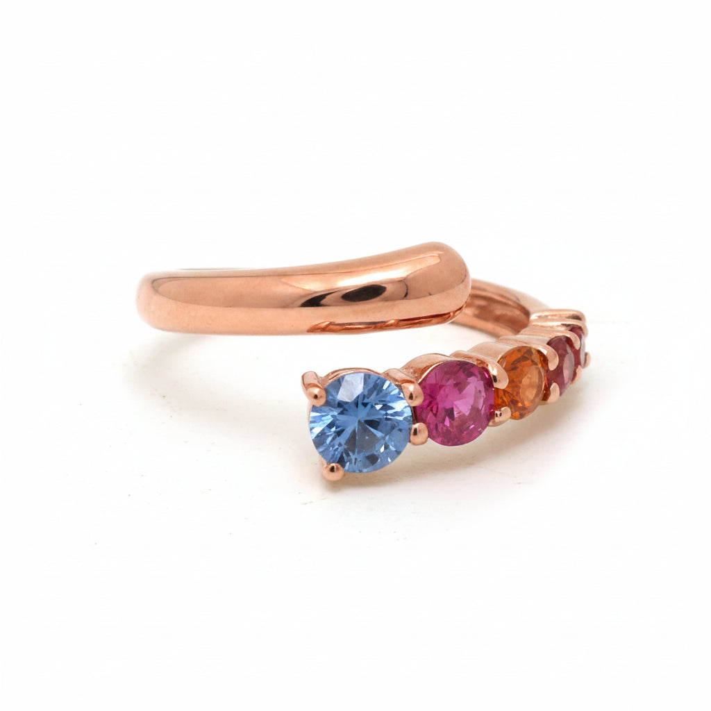 Rainbow Sapphire Ring