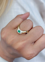 Emerald Diamond Ring