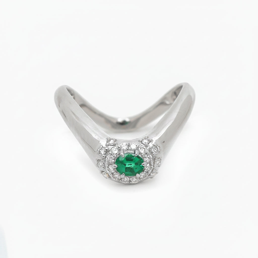Emerald Diamond Ring