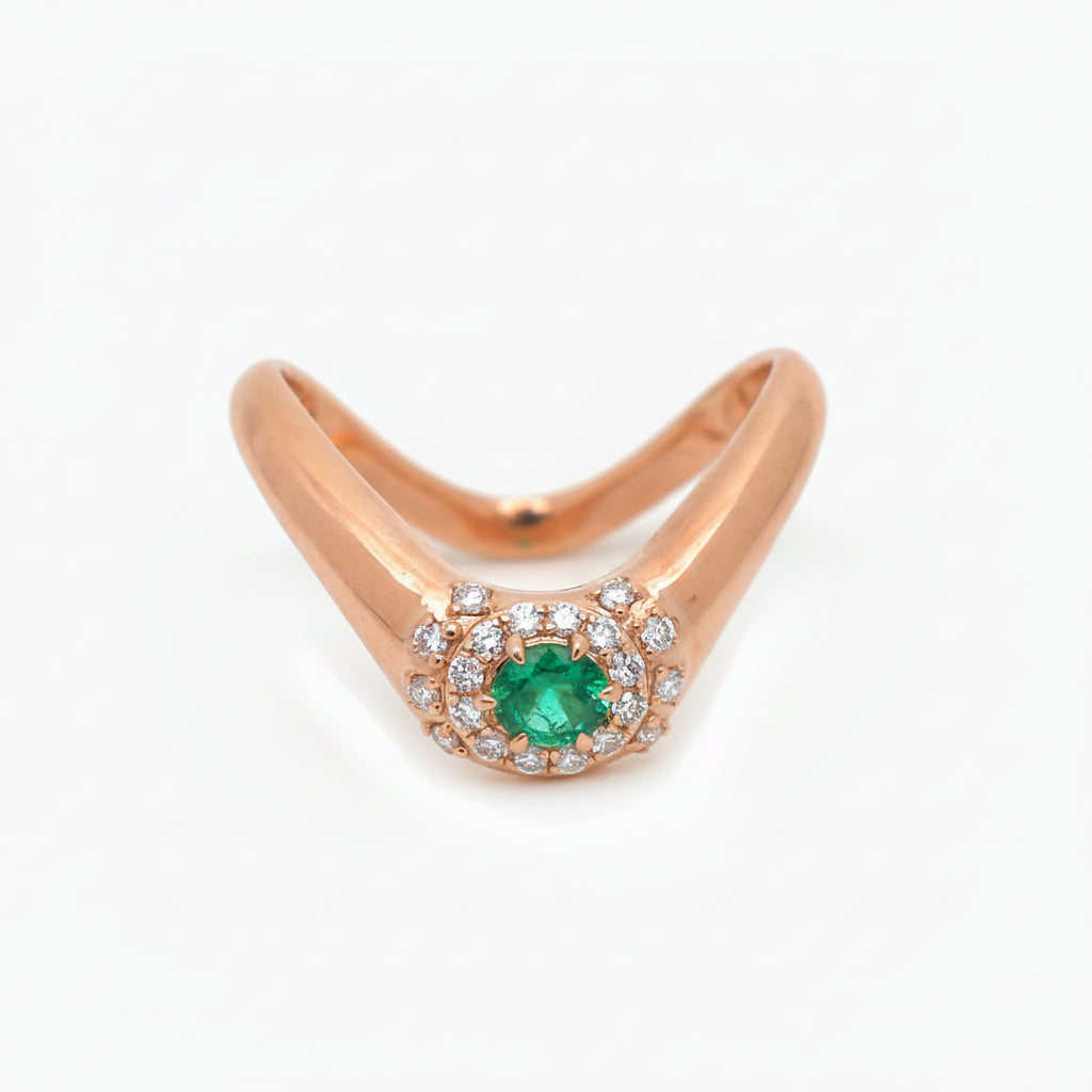 Emerald Diamond Ring