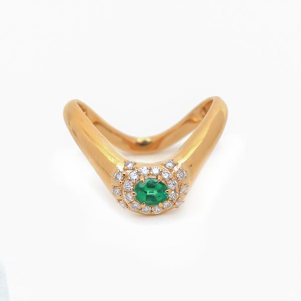 Emerald Diamond Ring