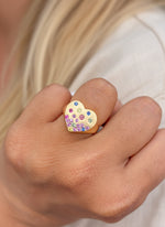 Rainbow Sapphire Ring