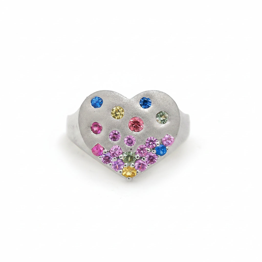 Rainbow Sapphire Ring