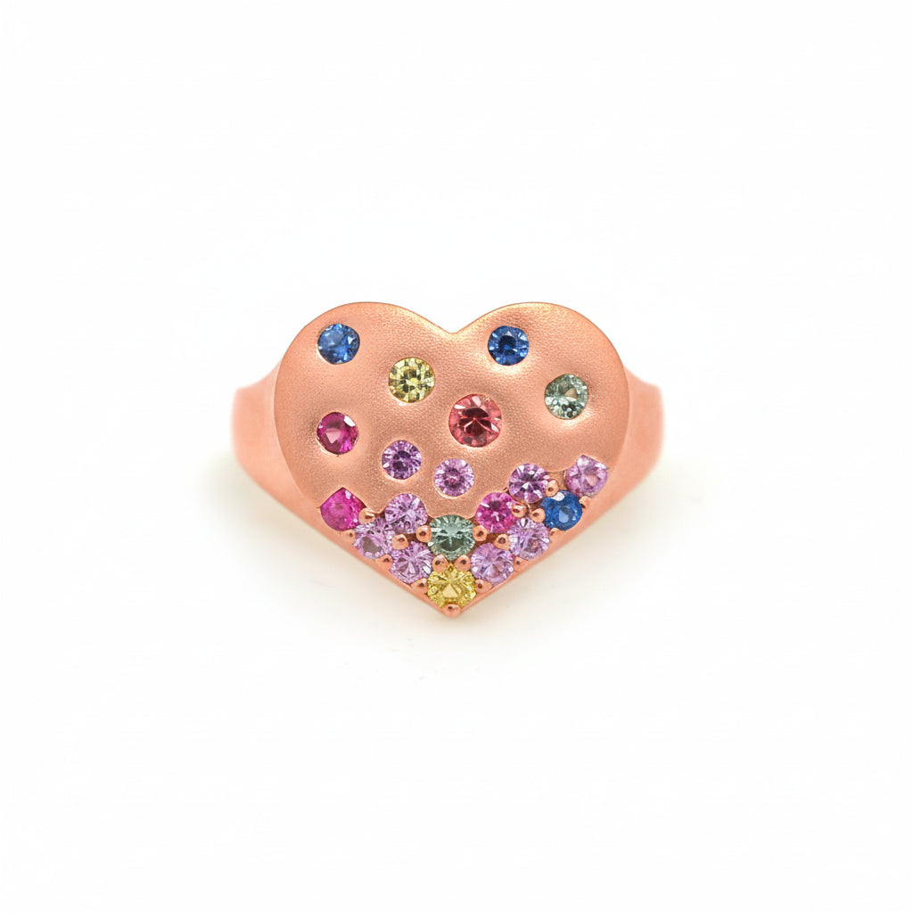 Rainbow Sapphire Ring