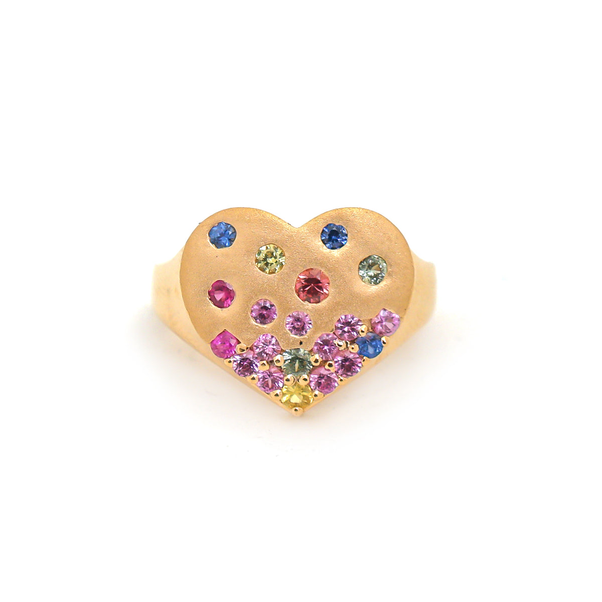 Rainbow Sapphire Ring