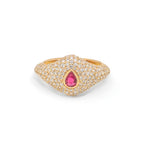 Diamond Ruby Ring
