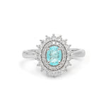 Diamond Paraiba Tourmaline Ring