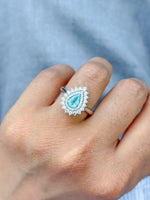 Diamond Paraiba Tourmaline Ring