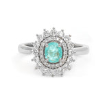 Diamond Paraiba Tourmaline Ring