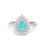 Diamond Paraiba Tourmaline Ring