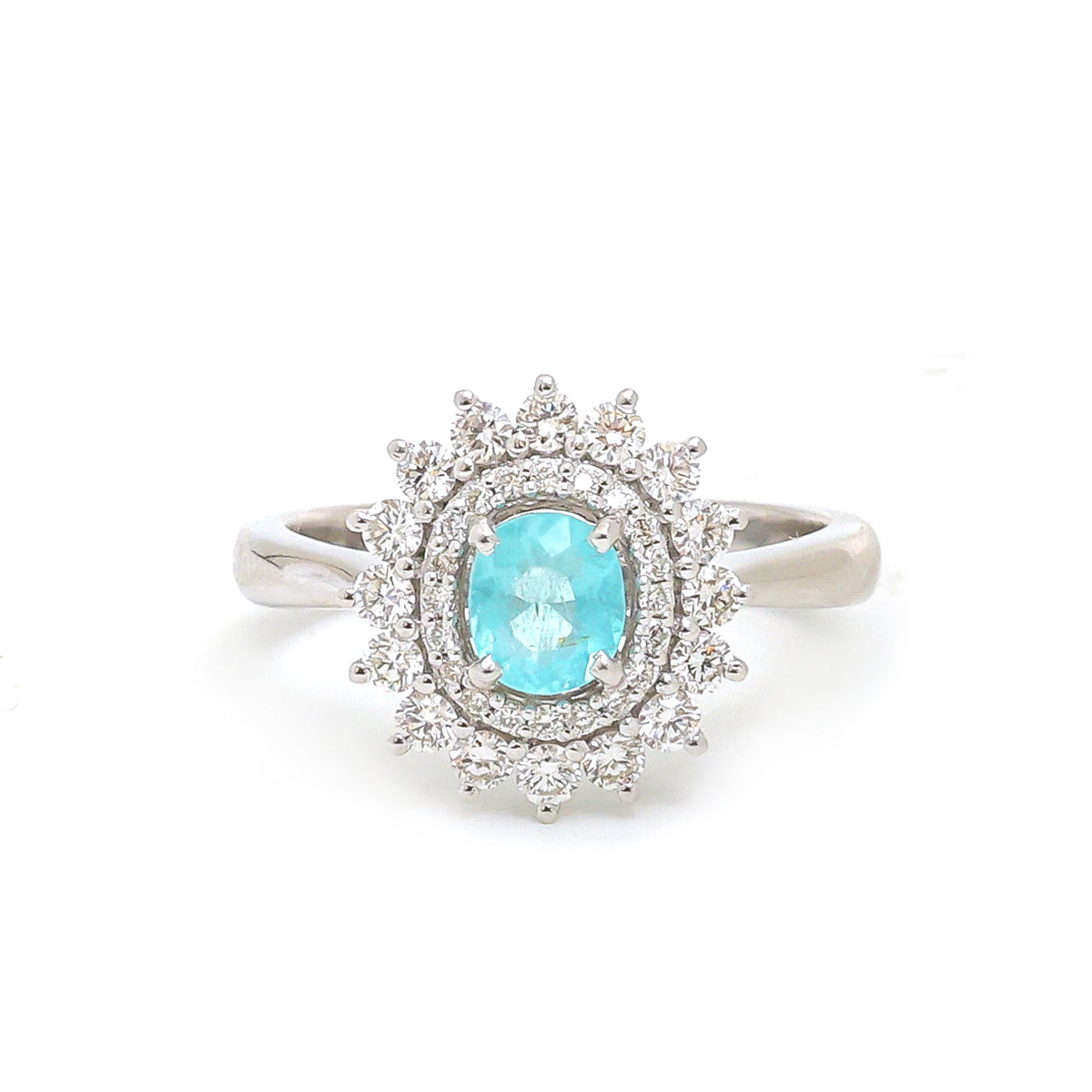 Diamond Paraiba Tourmaline Ring