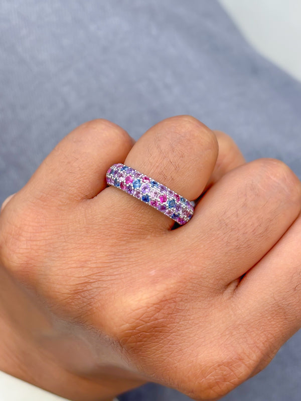 Rainbow Sapphire Ring