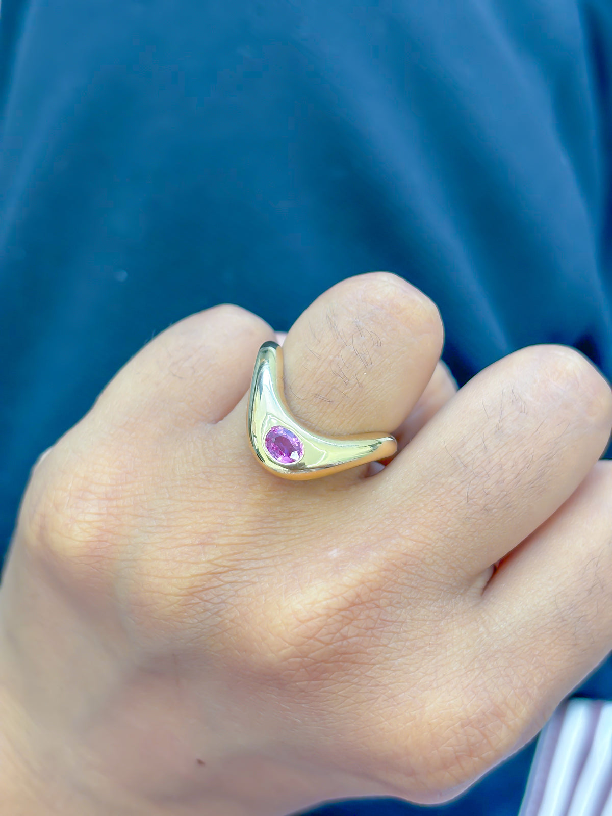 Pink Sapphire Ring